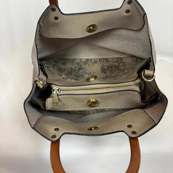 Joy Susan Vegan Leather Wooden Handle Small Purse - Picture 2 of 7